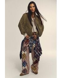 Free People - Dolman Quilted Knit Jacket - Lyst