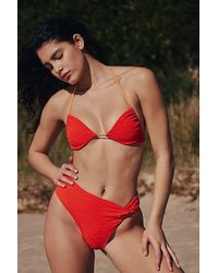Free People - Free-Est Jamie Tri Bikini Top - Lyst