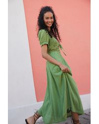 chinese dress ladies Omnes Riviera Satin Midi Dress main image 1