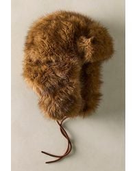 Free People - Luxy Lou Fur Trapper Hat - Lyst