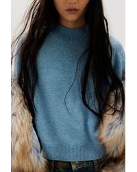 Free People - Solid Twilight Cashmere Turtleneck Sweater - Lyst