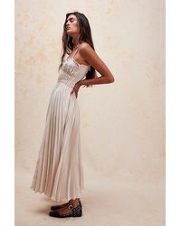 Georgia Hardinge - Metal Dress At Free People In Oyster, Size: Us 12 - Lyst