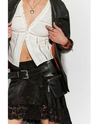 Free People - Billie Leather Pocket Belt - Lyst