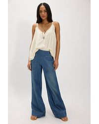 Free People - We The Free Breezy Denim Pull-on Jeans - Lyst