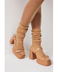 Free People - Pamela Double Stack Platform Heels - Lyst