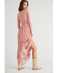 For Love & Lemons - Temecula Maxi Dress At Free People In Light Pink, Size: Xs - Lyst