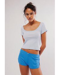 Free People - Rose Garden Micro Shorts - Lyst