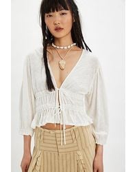 Free People - Let's Go Blouse - Lyst