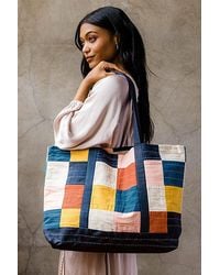 Anchal - Checkered Tote - Lyst