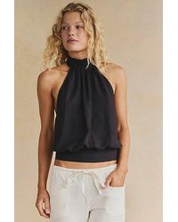 free-est - Sandshell Linen Rosie Top By - Lyst