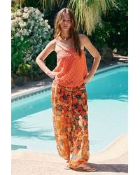 Free People - Misty Printed Bubble Pant - Lyst