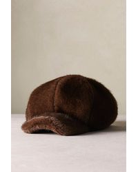 Free People - Teddy Faux Fur Cadet Hat - Lyst
