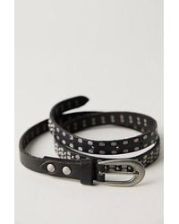 Free People - Brie Slim Stud Belt - Lyst