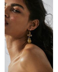 Free People - Robinson Dangle Earrings At In Tonal Citrine - Lyst