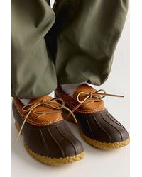 L.L. Bean - L. L.Bean Boots, Leather Rubber Mocs Shoe - Lyst