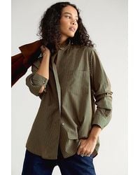 Agolde - Aris Striped Button Down Shirt - Lyst