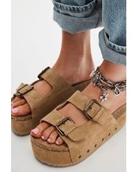 INTENTIONALLY ______ - Rule Breaker Flatform Sandals - Lyst