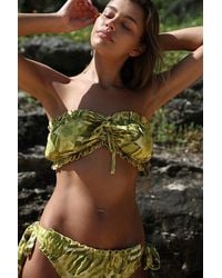 free-est - The Betty Bandeau Bikini Top - Lyst