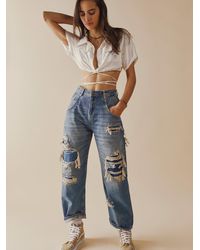 Free People Denim Yuki Barrel Jeans in 