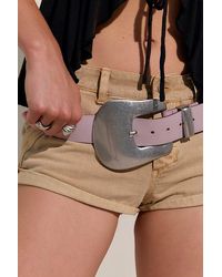 Free People - Opalite Leather Belt - Lyst