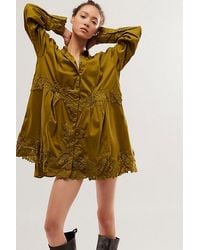Free People - Constance Mini Dress At In Grape Leaves, Size: Xs - Lyst