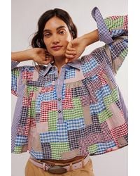 Free People - We The Free Hand-patched Quilted Babydoll Top - Lyst