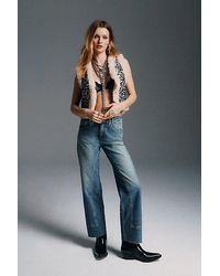 Free People - Risk Taker Mid-Rise Jeans - Lyst