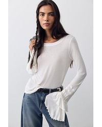 Free People - Elisa Long Sleeve Top - Lyst