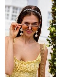 Free People - Luna Classic Aviator Sunglasses - Lyst