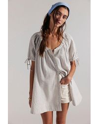 Free People - Farley Striped Tunic - Lyst