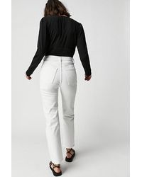 Agolde - Pinch Waist 90s Jean At Free People In Marshmallow, Size: 26 - Lyst