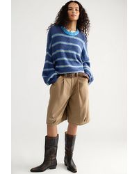 Free People - Skyscraper Trouser Shorts - Lyst