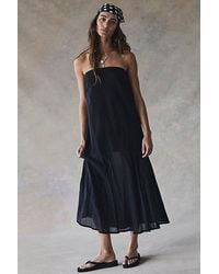free-est - Sabeen Tube Midi Dress By - Lyst
