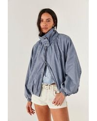 Free People - Chelsea Funnel-Neck Jacket - Lyst
