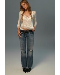 Free People - Tennessee Low-Rise Boyfriend Jeans - Lyst