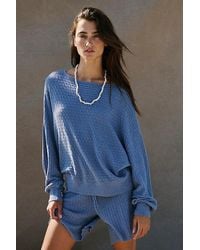 Free People - Rowan Sweater Short Set By - Lyst