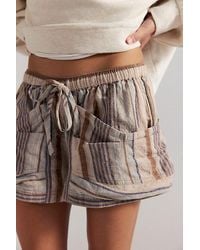 Free People - Good Fortune Stripe Shorts - Lyst