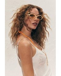 Free People - Oh Hello Round Sunglasses - Lyst