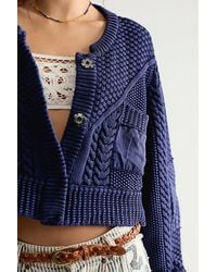 Free People - Sasha Cotton Cardi - Lyst