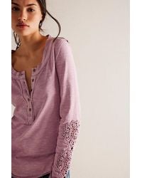 Free People - Our Song Henley Cuff - Lyst
