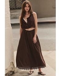 Free People - Madelyn Cotton Maxi Skirt Set - Lyst