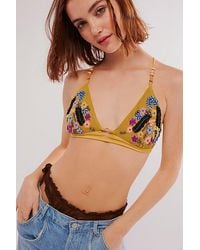 Intimately By Free People - Calla Embellished Triangle Bralette - Lyst
