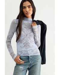 Free People - Jessa Long Sleeve Top - Lyst