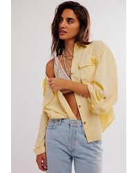 Free People - We The Free Made For Sun Linen Shirt - Lyst