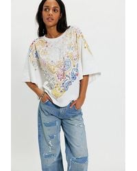 Free People - Heirloom Printed Tee - Lyst