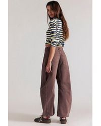 Free People - Good Luck Mid-Rise Barrel Jeans - Lyst