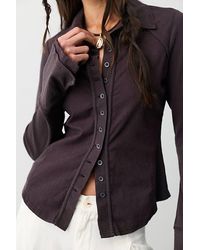 Free People - Happy Valley Button Down Shirt - Lyst