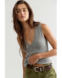 Free People - We The Free Neria V-Neck Tank Top - Lyst