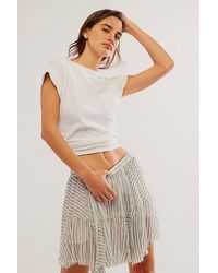 Free People - Fp One Clover Printed Mini Skirt - Lyst