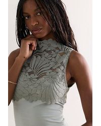 Intimately By Free People - Petal Party Mock Neck Tank Top By - Lyst